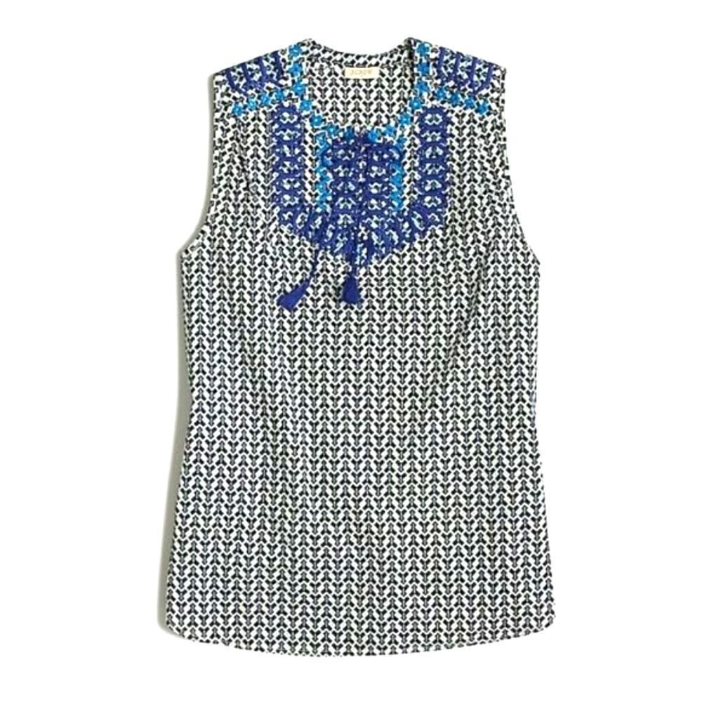 J. Crew Women's Tank Top Blue Size 2 XS